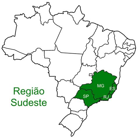 estados da região sudeste - número da agência